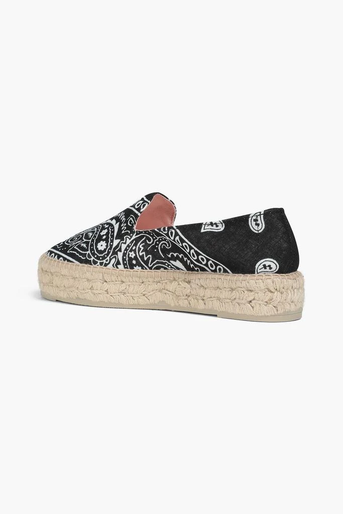 商品MANEBÍ|Paisley-print canvas platform espadrilles,价格¥263,第3张图片详细描述