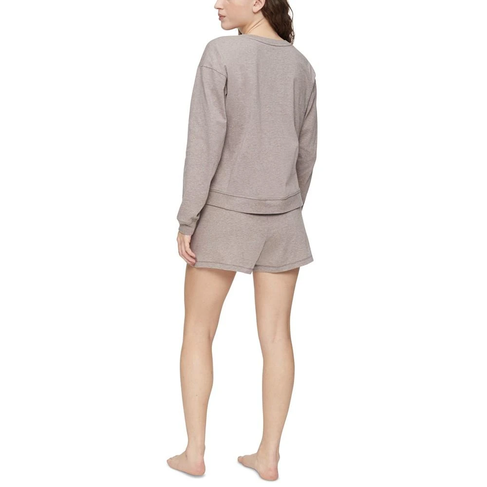 商品Calvin Klein|Women's Form Body To Long Sleeve Lounge Sweatshirt,价格¥81,第4张图片详细描述