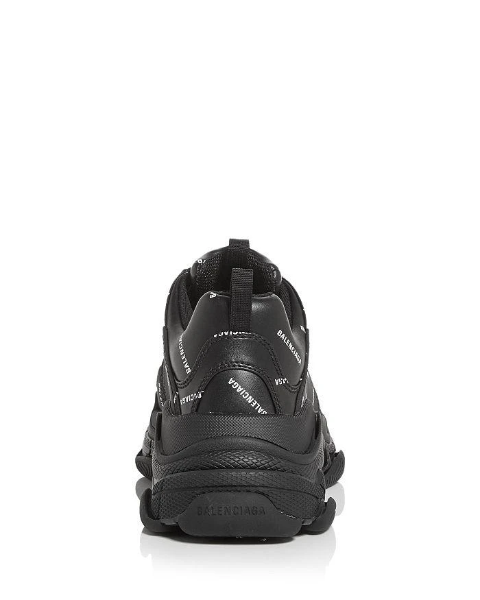 商品Balenciaga|Men's Triple S All Over Logo Low Top Sneakers ,价格¥8186,第3张图片详细描述