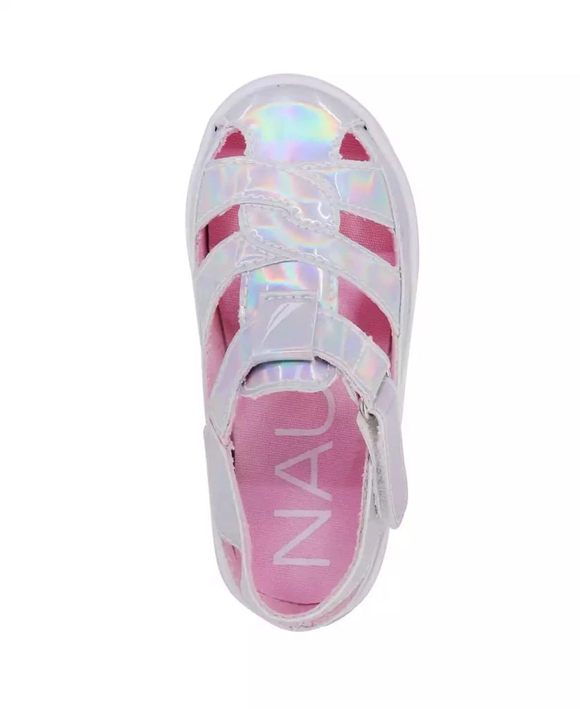 商品Nautica|Toddler and Little Girls Mikkel Slide Sandals,价格¥112,第4张图片详细描述