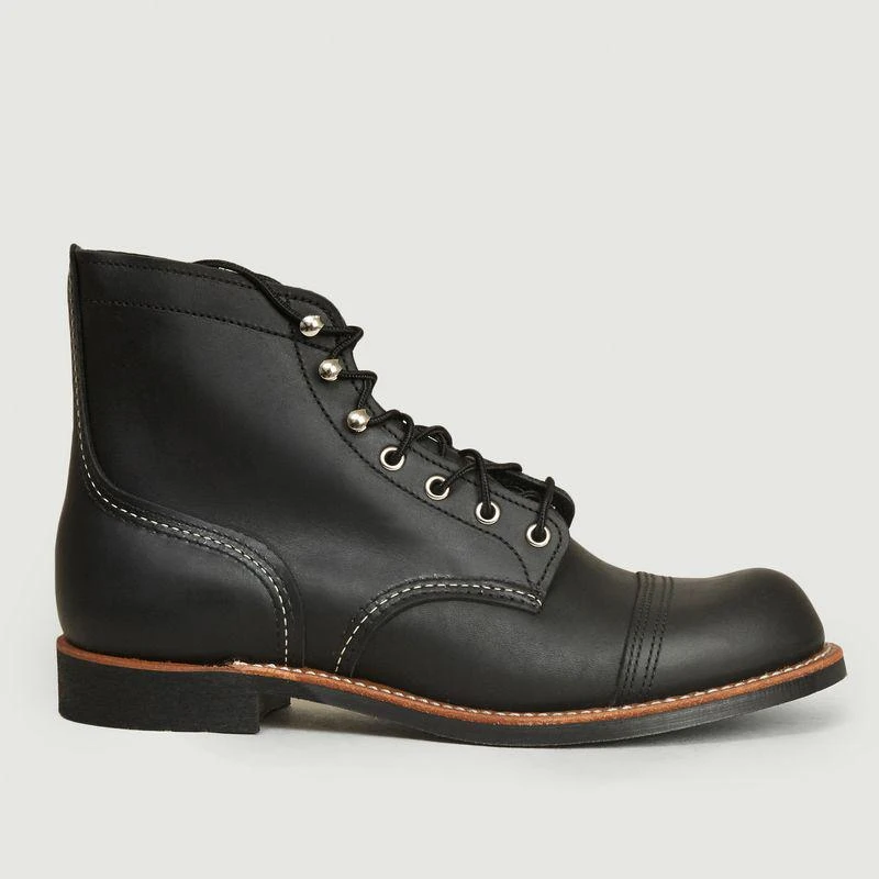 商品Red Wing|Iron Ranger Black Harness Boots Black Red Wing Shoes,价格¥3440,第4张图片详细描述