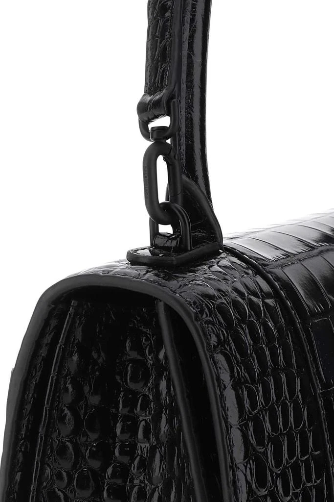 商品Balenciaga|Balenciaga Hourglass Crocodile Embossed Top Handle Bag,价格¥19866,第4张图片详细描述