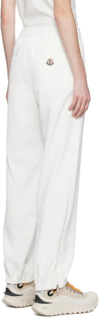 商品Moncler|White Drawstring Lounge Pants,价格¥4945,第3张图片详细描述