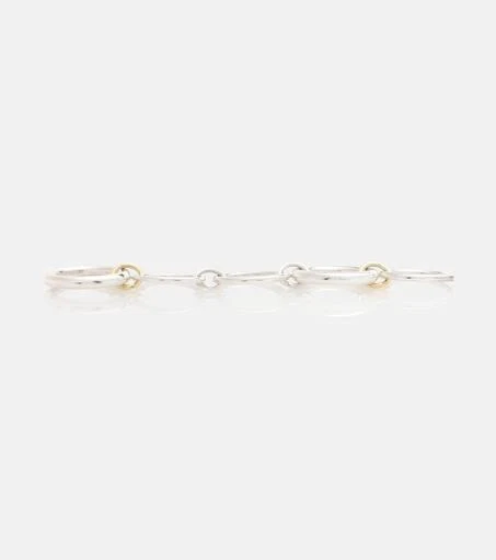 商品Spinelli Kilcollin|Vela sterling silver and 18kt gold linked rings,价格¥20314,第2张图片详细描述