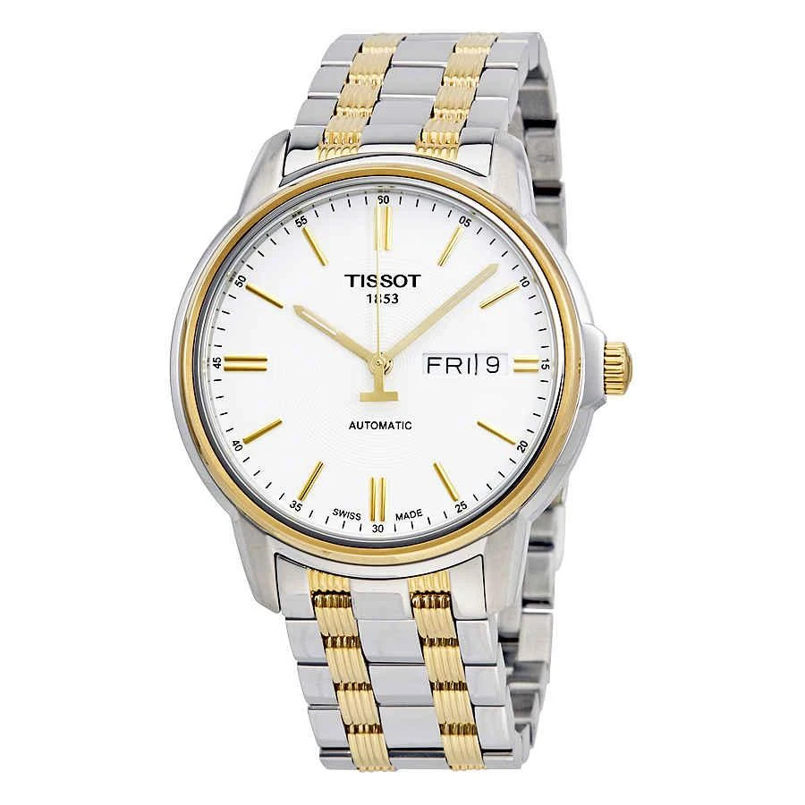 商品Tissot|T-Classic Automatic III White Dial Men's Watch T0654302203100,价格¥1815,第1张图片