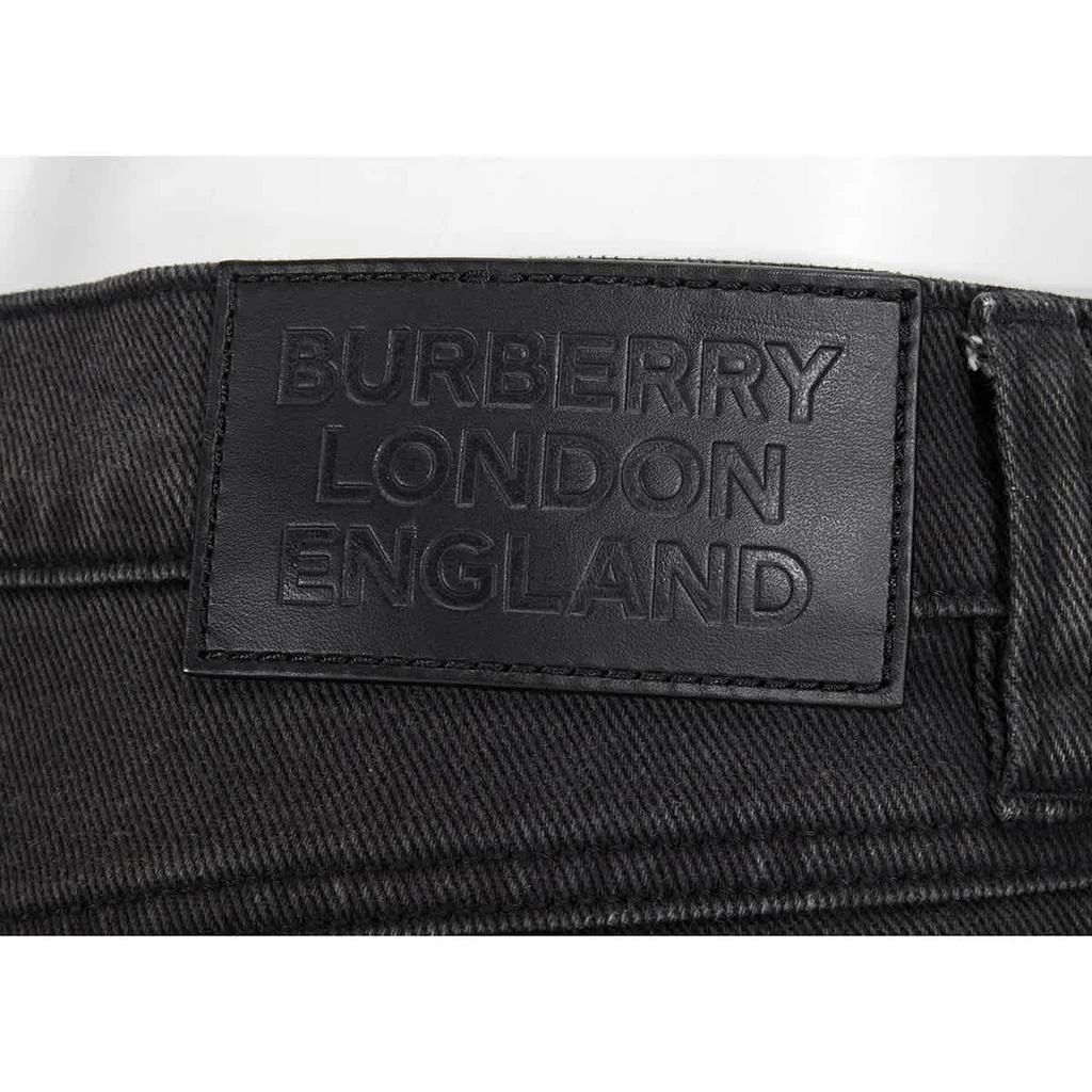 商品Burberry|Burberry Mens Black Straight Fit Washed Jeans, Waist Size 28R,价格¥810,第3张图片详细描述