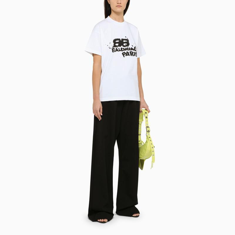 商品Balenciaga|Balenciaga T-shirt with logo,价格¥3609,第4张图片详细描述