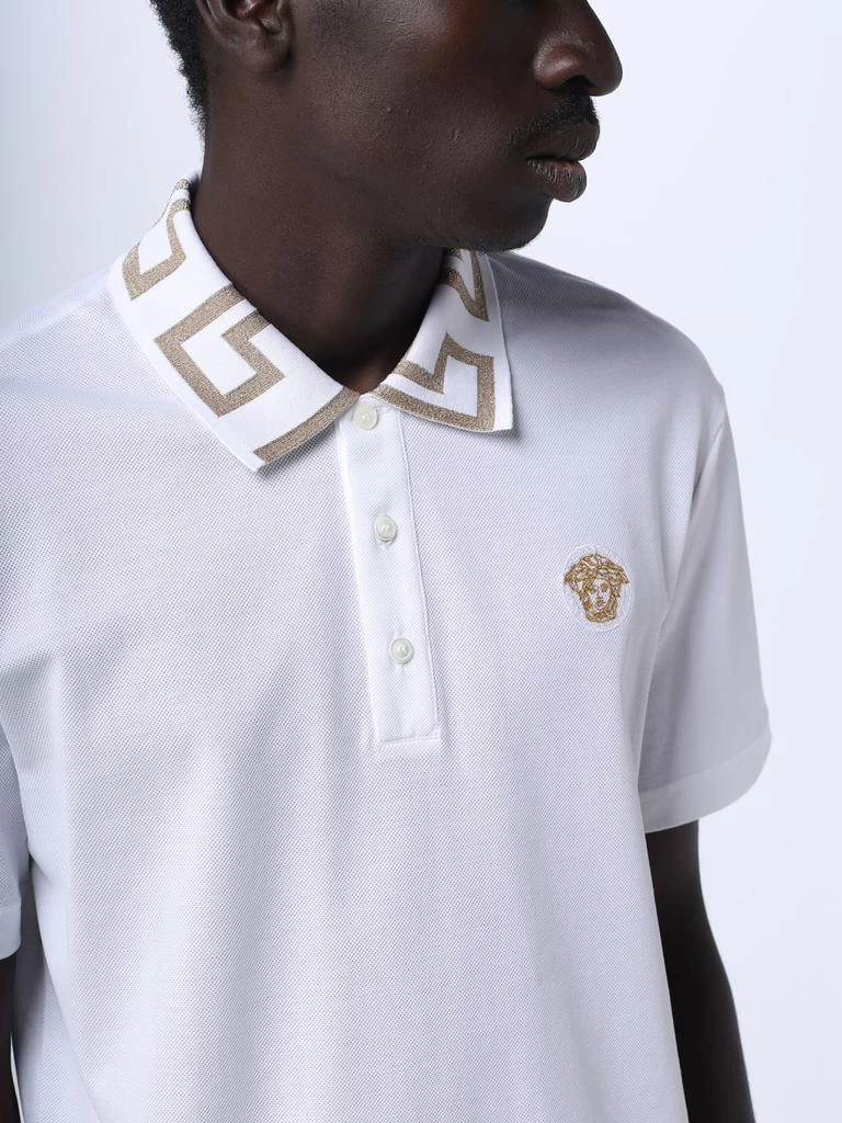 商品Versace|Versace cotton polo shirt,价格¥5104,第5张图片详细描述