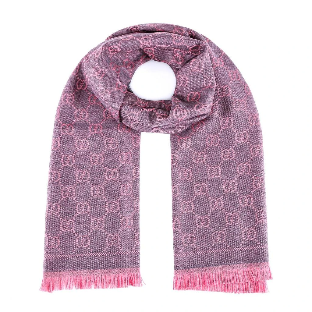 商品Gucci|Gucci GG Supreme Jacquard Scarf,价格¥2858,第1张图片