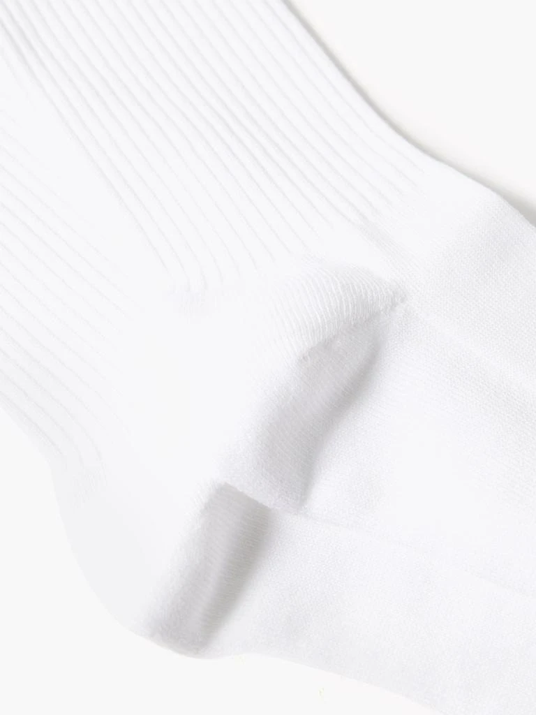 商品Balenciaga|Logo-intarsia ribbed cotton-blend socks,价格¥1045,第2张图片详细描述