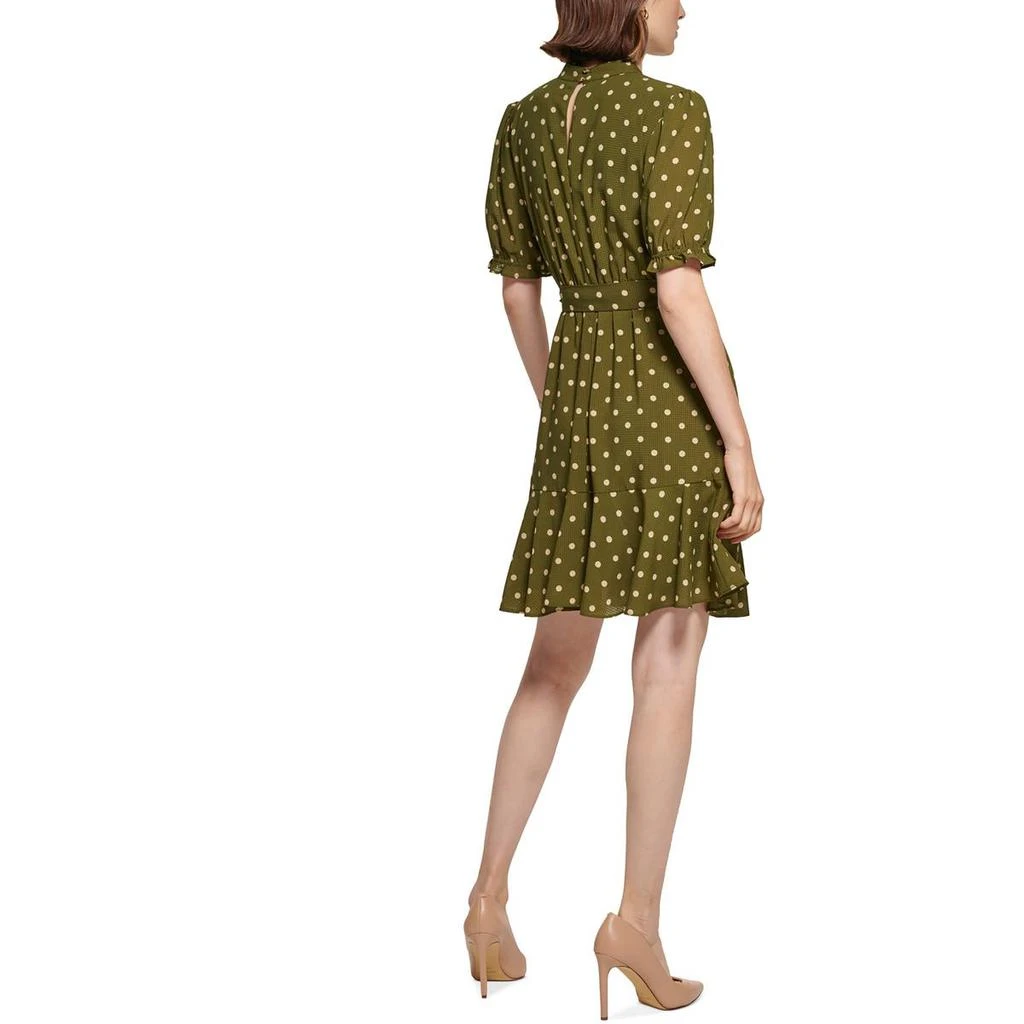 商品Tommy Hilfiger|Tommy Hilfiger Womens Mock Neck Polka Dot Mini Dress,价格¥245,第2张图片详细描述