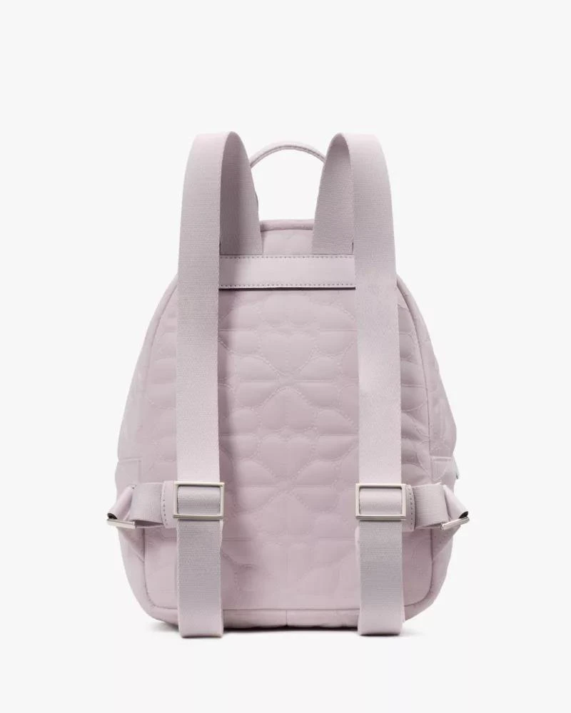 Spade Flower Quilted Fabric Small Backpack 商品