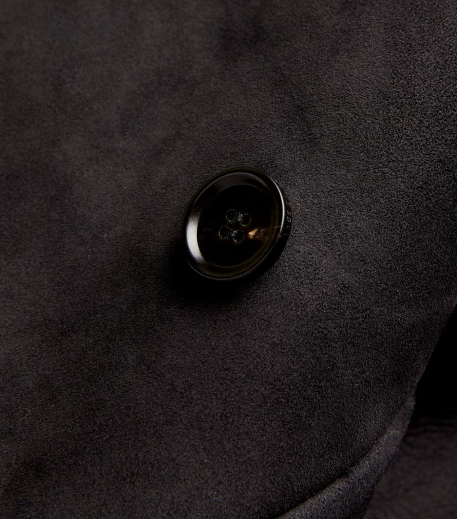 Sheepskin Double-Breasted Coat商品第5张图片规格展示