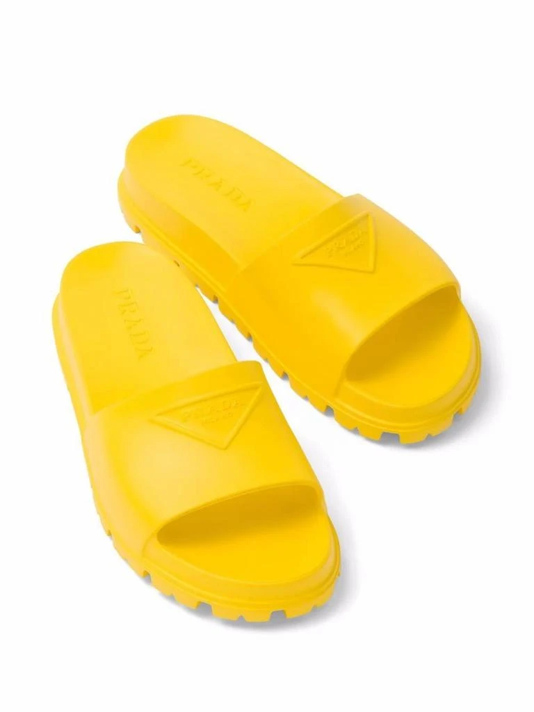 商品Prada|Prada men's black polyurethane sandals,价格¥2957,第2张图片详细描述