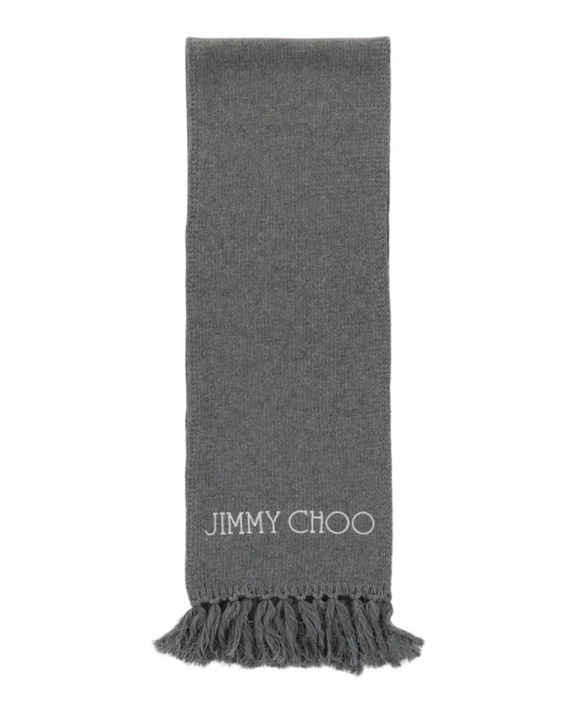 商品Jimmy Choo|Wool Logo Scarf,价格¥1893,第1张图片