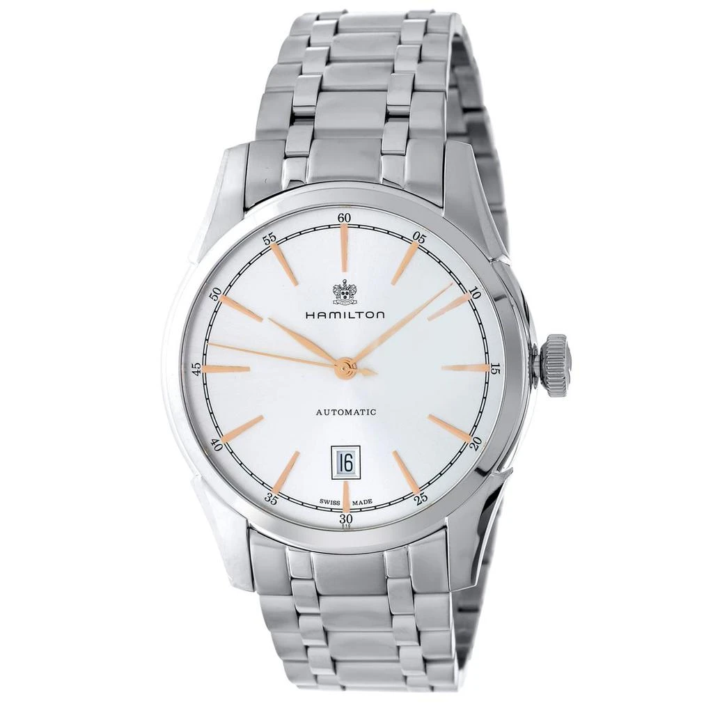 商品Hamilton|Hamilton American Classic Spirit Of Liberty Stainless Steel Automatic Men's Watch H42415151,价格¥2658,第1张图片