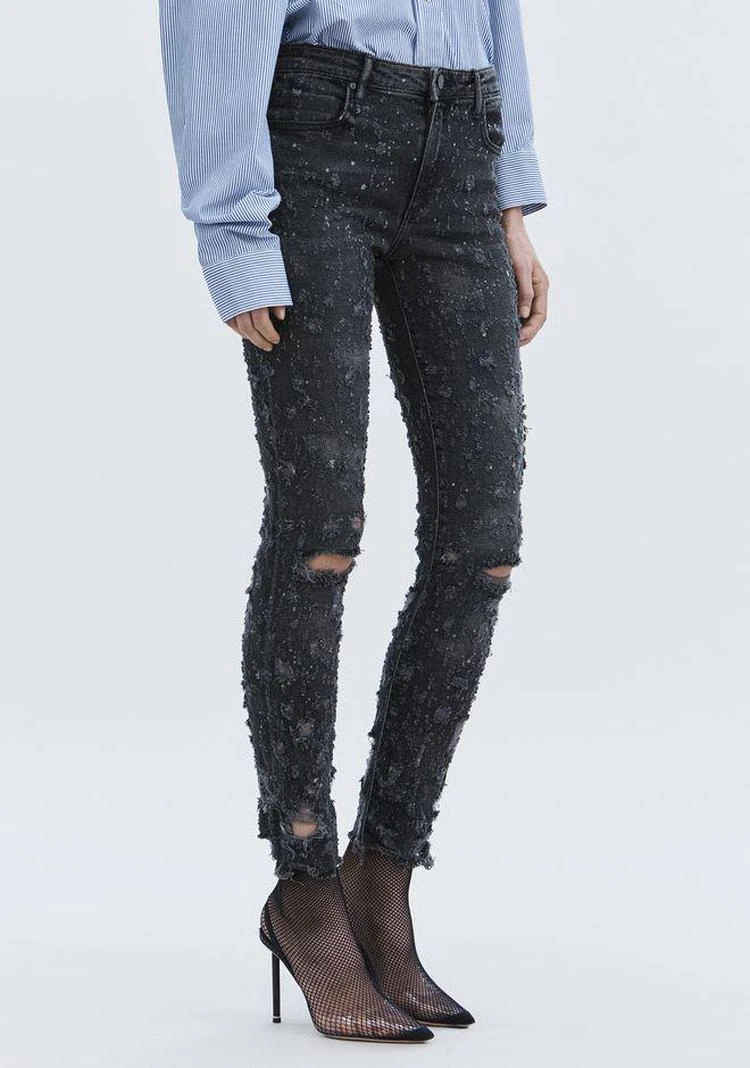 商品Alexander Wang|WHIPLASH DESTROYED JEAN,价格¥889,第3张图片详细描述