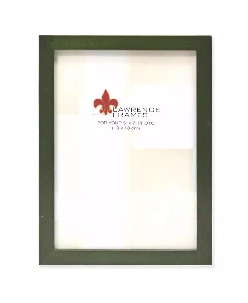 商品Lawrence Frames|Green Wood Picture Frame - Gallery Collection - 5" x 7",价格¥108,第1张图片