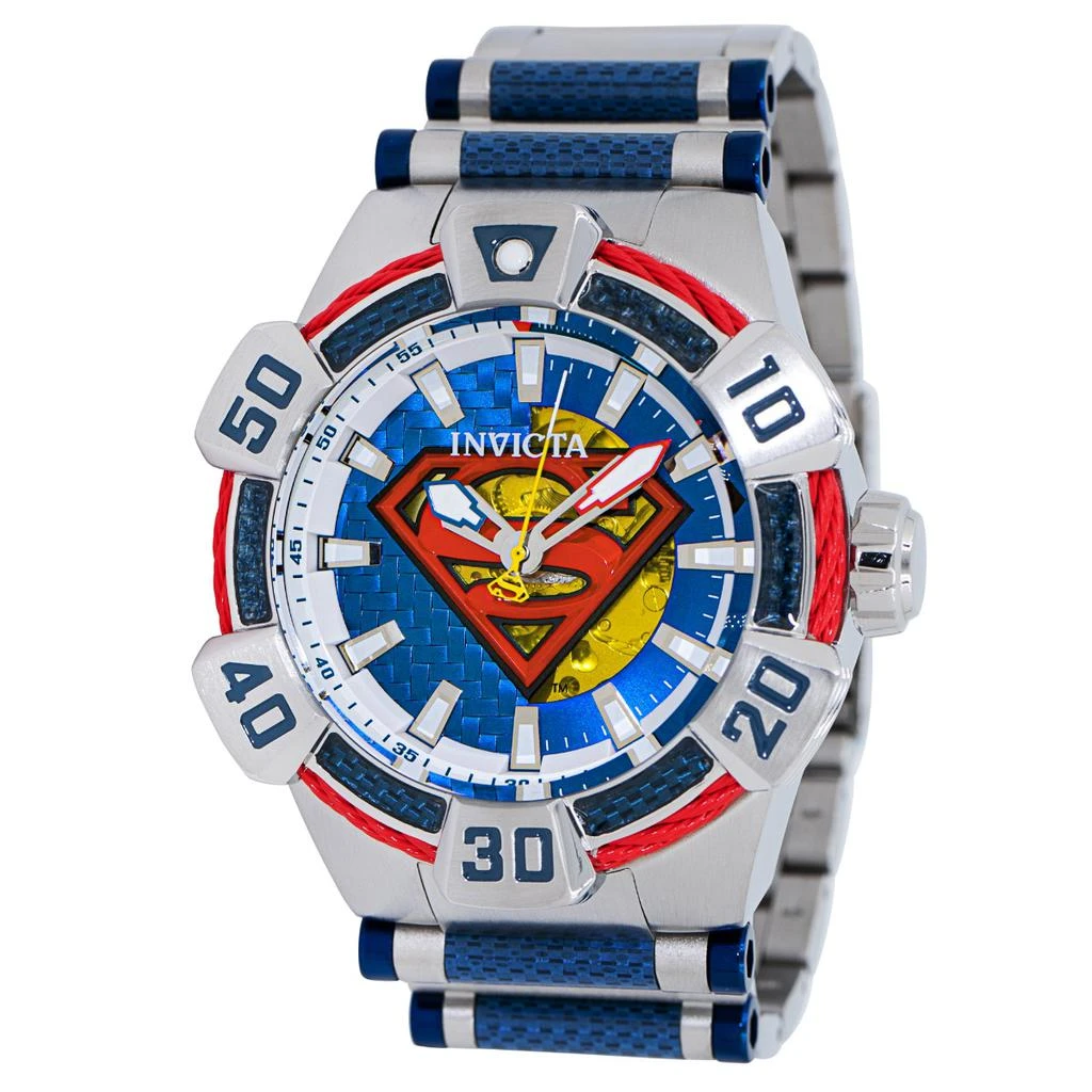 商品Invicta|Invicta DC Comics Superman Automatic Blue Dial Mens Watch 41000,价格¥1278,第1张图片