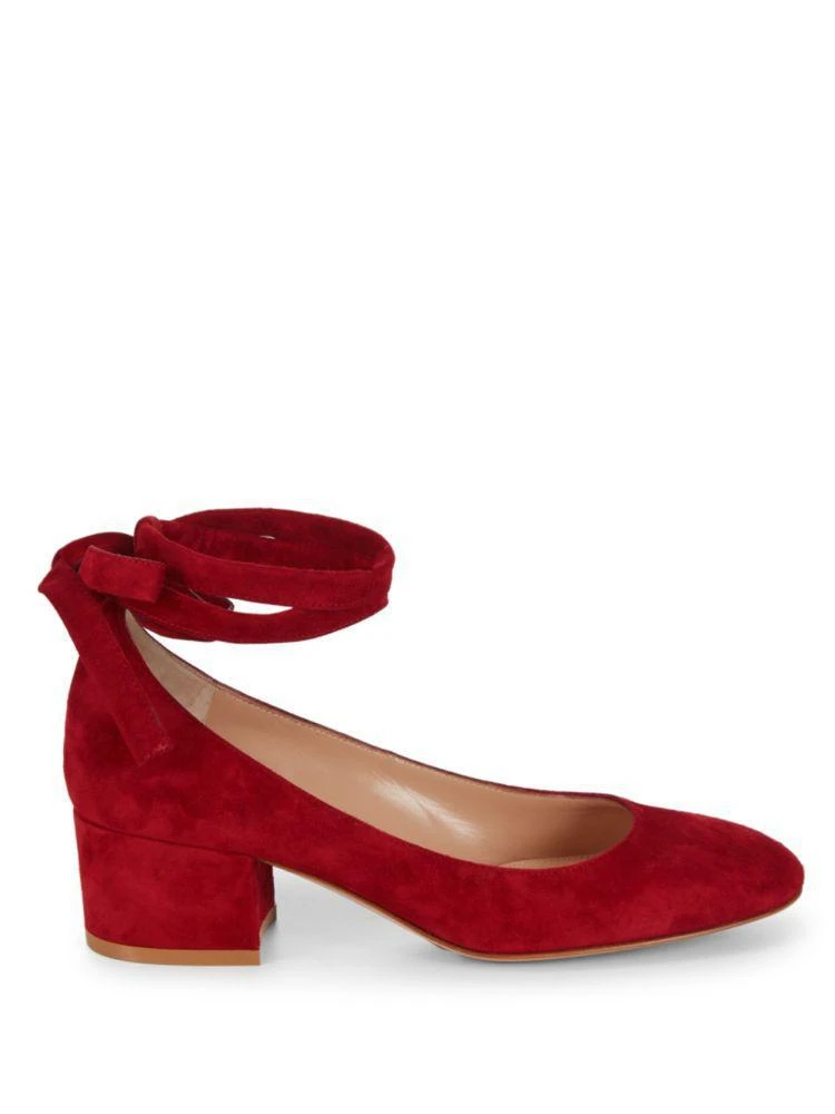 商品Gianvito Rossi|Suede Ankle-Strap Pumps,价格¥2759,第5张图片详细描述
