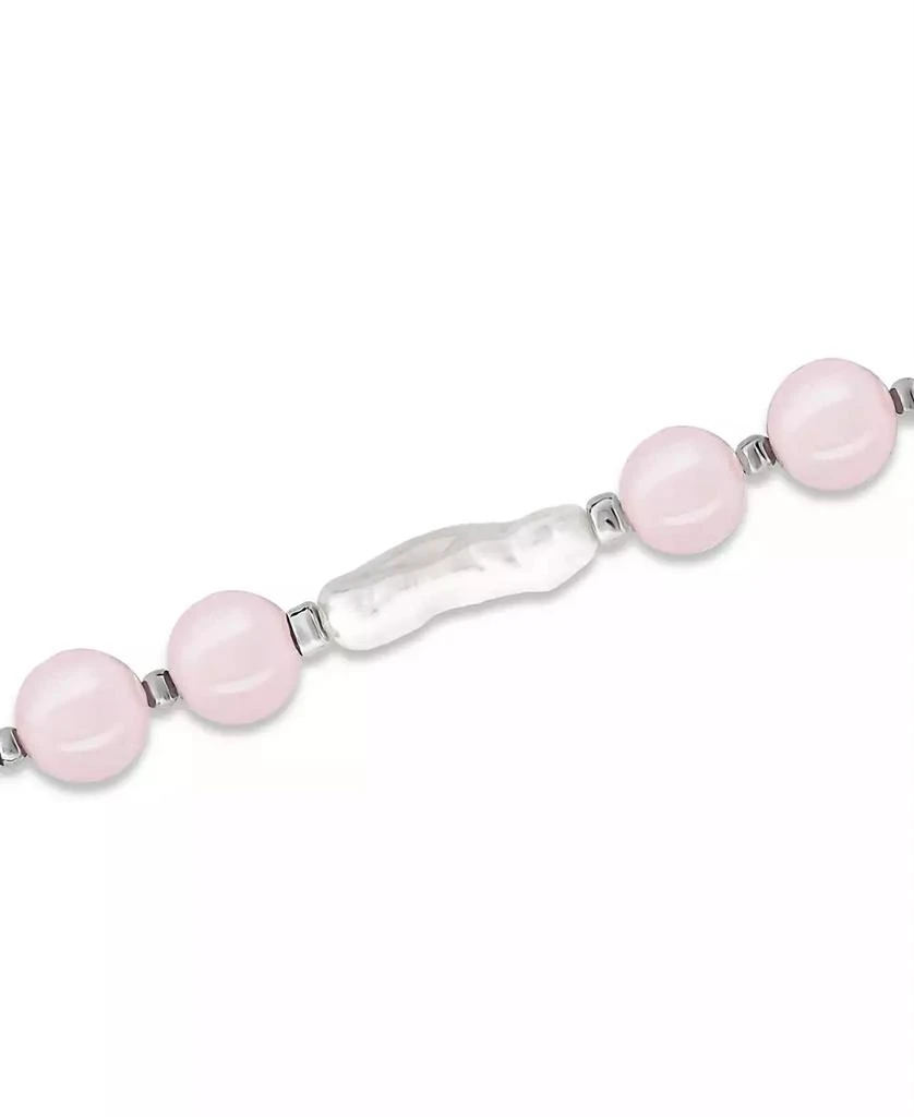 商品Macy's|Genuine Stone Bead Biwa Pearl Stretch Bracelet,价格¥161,第3张图片详细描述