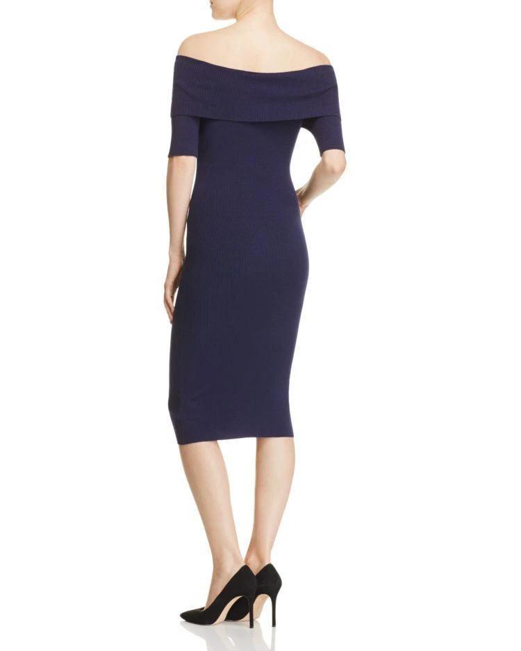 商品Michael Kors|MICHAEL Michael Kors Off-the-Shoulder Ribbed Sweater Dress - 100% Exclusive,价格¥464,第3张图片详细描述