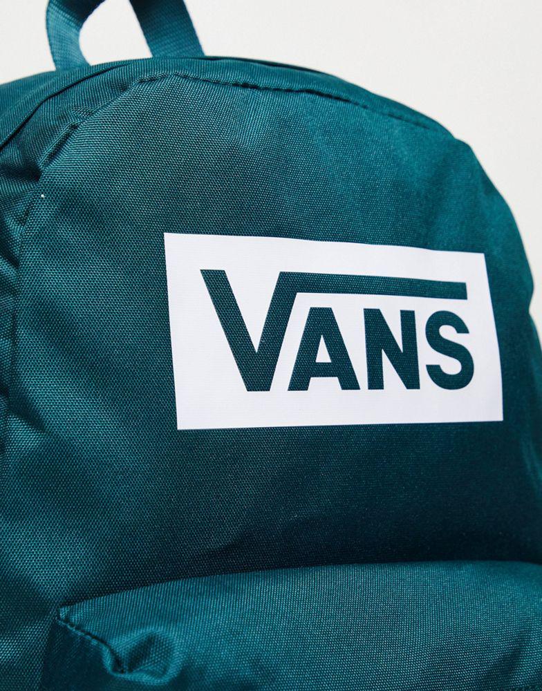 Vans old skool box logo backpack in teal商品第4张图片规格展示