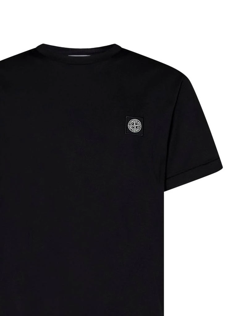 商品Stone Island|Stone Island Logo Patch Crewneck T-Shirt,价格¥855-¥1086,第3张图片详细描述