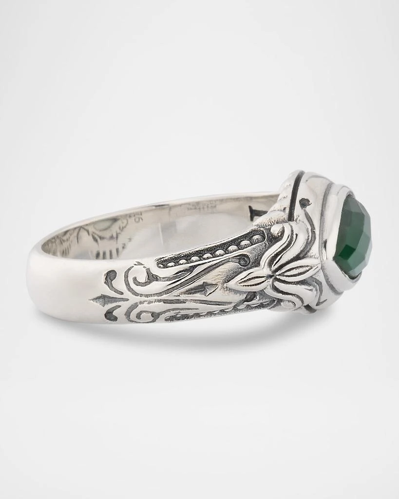 商品Konstantino|Ivy Rock Crystal, Aventurine and MOP Triplet Statement Ring,价格¥2678,第4张图片详细描述