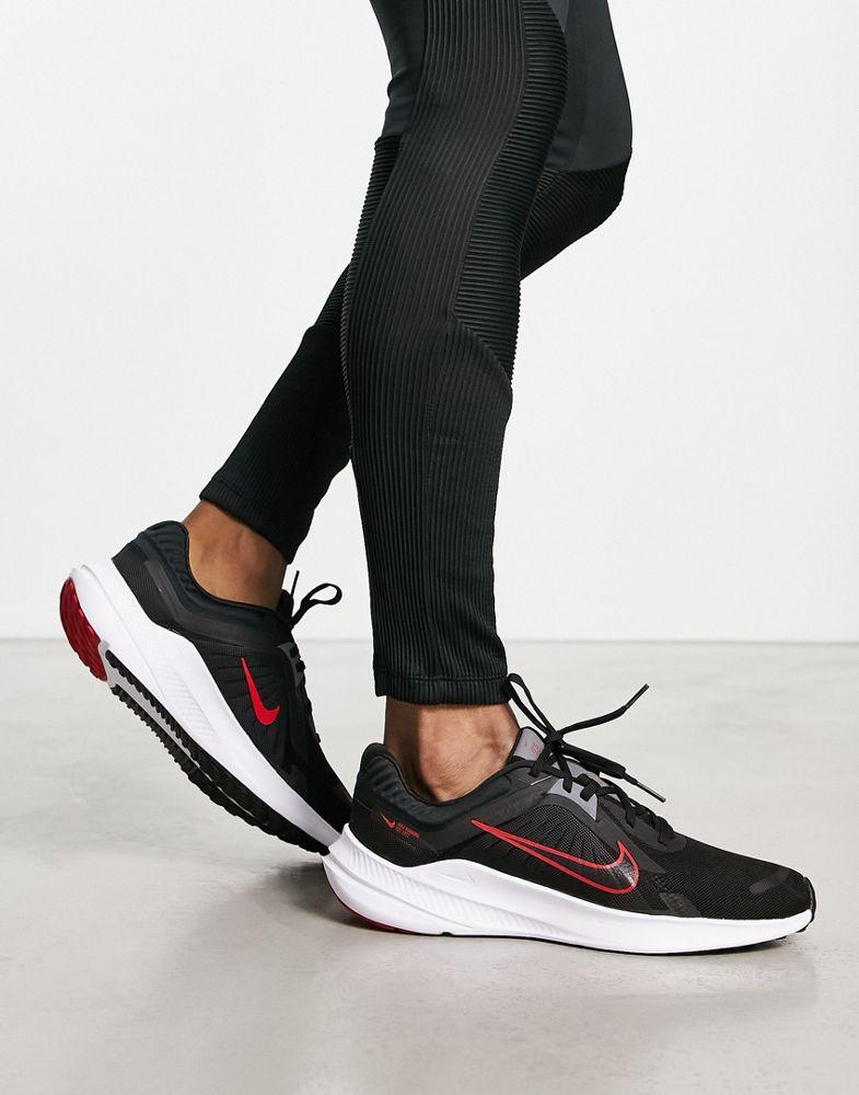 Nike Running Quest 5 trainers in black商品第3张图片规格展示