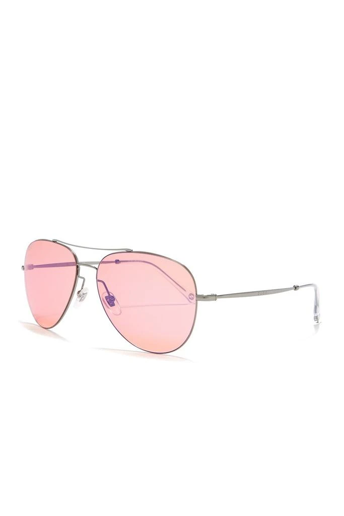 商品Gucci|59mm Aviator Sunglasses,价格¥984,第4张图片详细描述