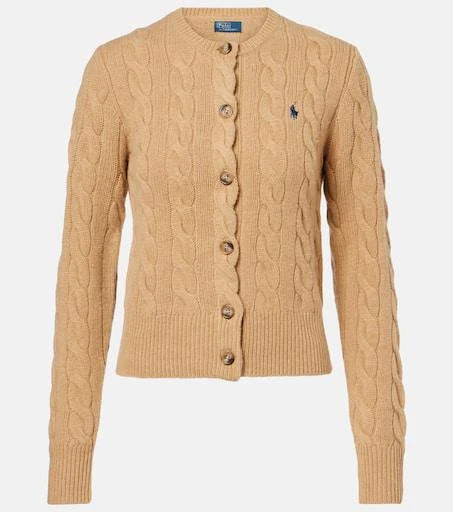 商品Ralph Lauren|羊毛与羊绒绞花针织开衫,价格¥2556,第1张图片