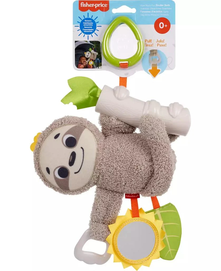 商品Fisher Price|Slow Much Fun Stroller Sloth, Take Along Baby Toy,价格¥70,第3张图片详细描述