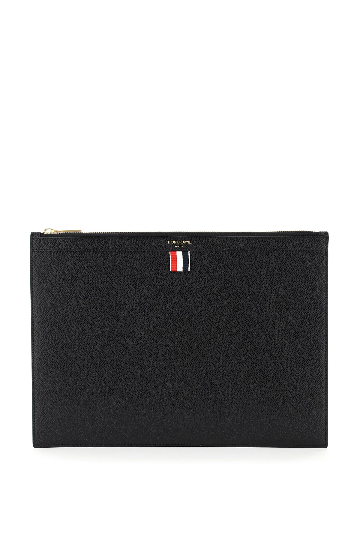 商品【商品预售7天】 Thom Browne|Thom Browne 男士手拿包 MAC021L00198001-1 黑色,价格¥3192,第1张图片