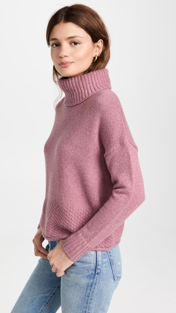 Madewell Corsica Stitch Mix Turtleneck商品第4张图片规格展示