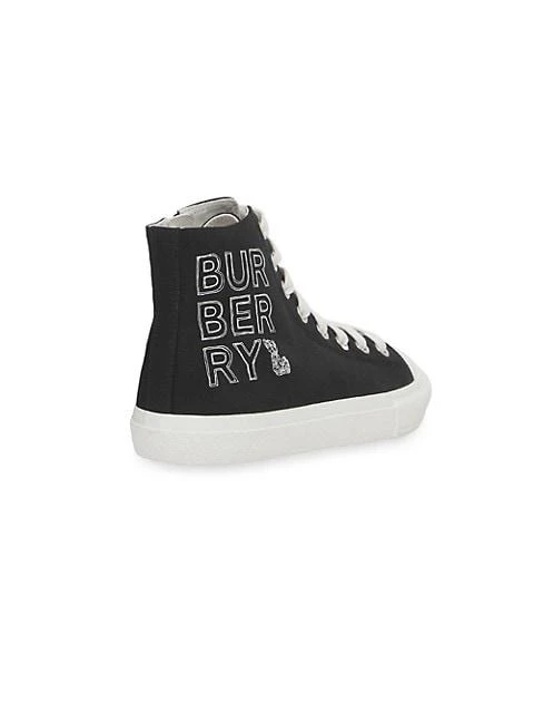 商品Burberry|Little Kid's & Kid's Mini Larkhall High-Top Sneakers,价格¥2154,第5张图片详细描述