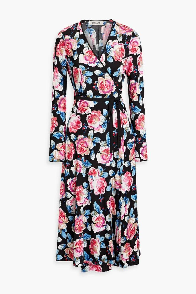 商品Diane von Furstenberg|Anika floral-print EcoVero™-blend jersey midi wrap dress,价格¥1408,第1张图片