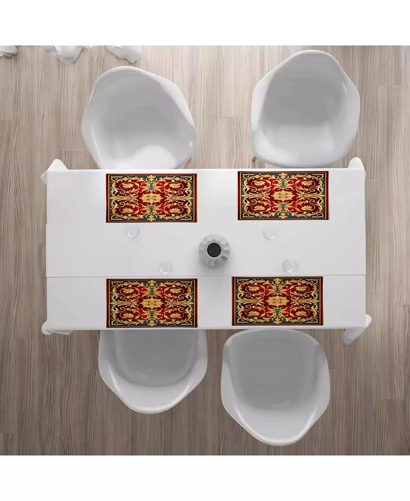 商品Ambesonne|Turkish Pattern Place Mats, Set of 4,价格¥477,第2张图片详细描述