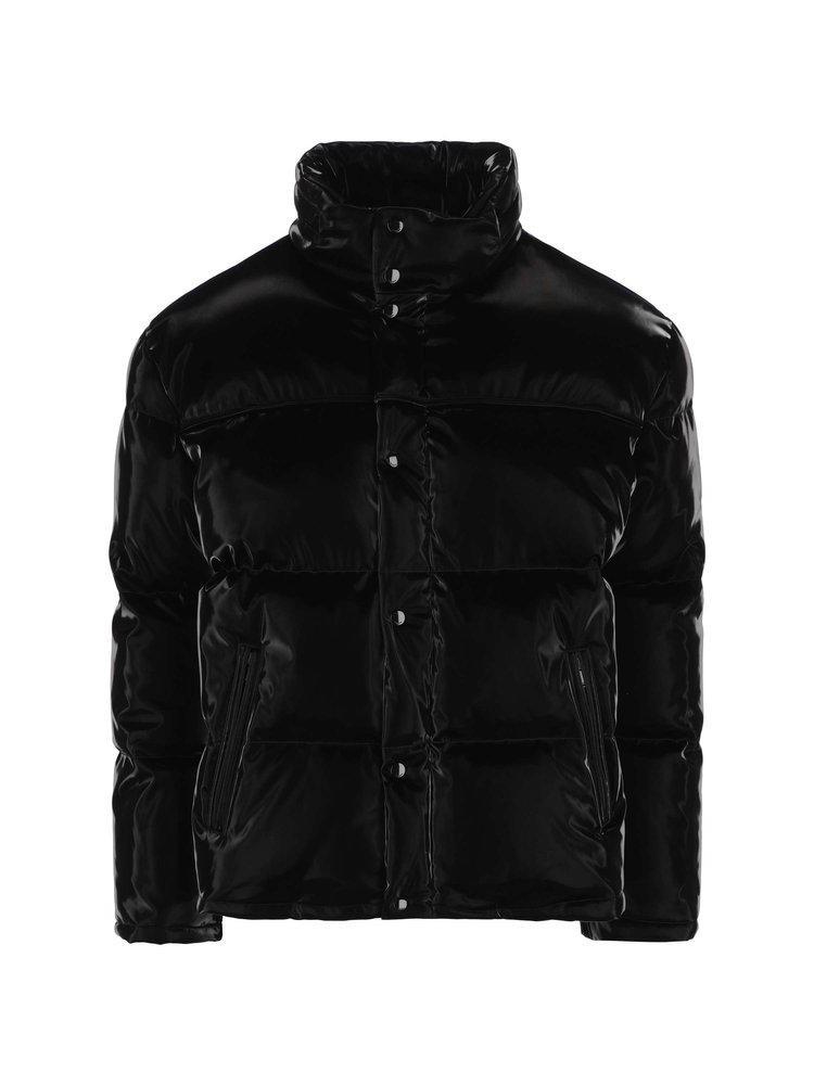 商品Yves Saint Laurent|Saint Laurent Lacquered-Effect Oversized Down Jacket,价格¥12636-¥14321,第1张图片