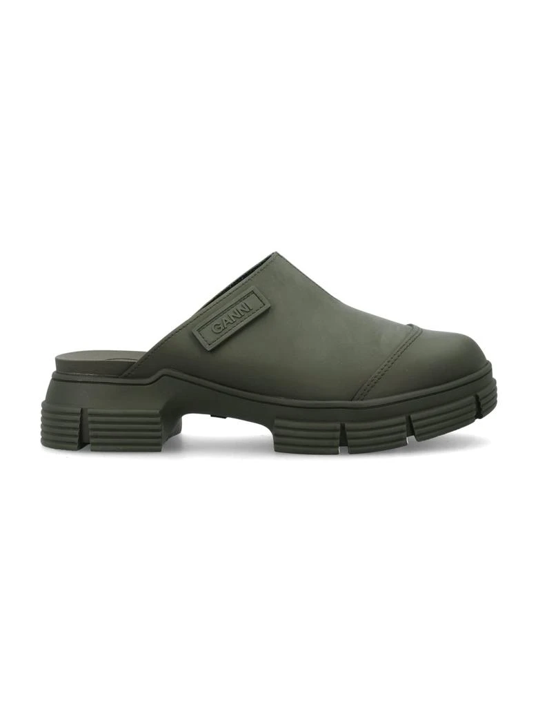 商品Ganni|Ganni Recycled Rubber City Mules,价格¥1140,第1张图片