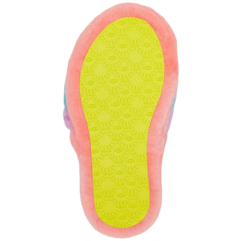 商品UGG|Kids Fluff Yeah Peach Multi Slingback Sandals,价格¥418,第5张图片详细描述
