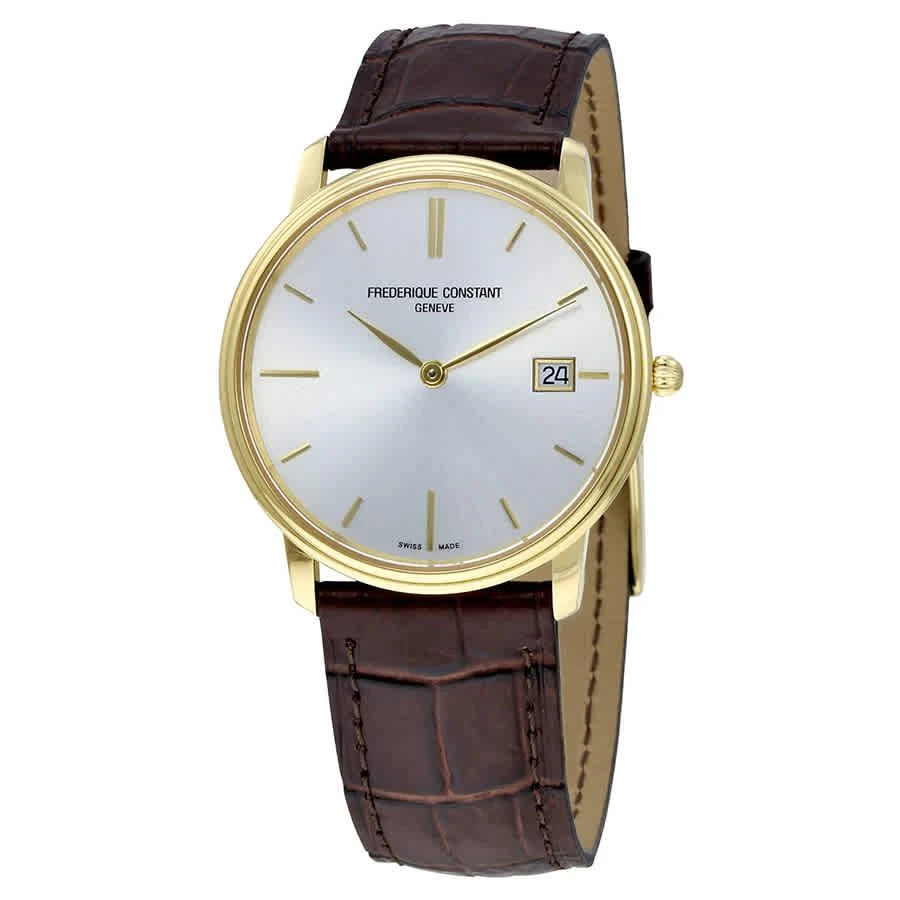 商品Frederique Constant|Slim Line Light Grey Dial Men's Watch Fc-220nv4s5,价格¥2077,第1张图片