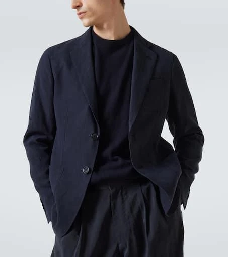 商品Giorgio Armani|亚麻西装外套,价格¥13158,第5张图片详细描述