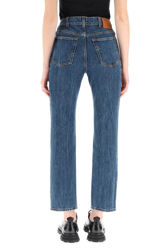 商品Alexander McQueen|Alexander mcqueen boyfriend slim medium wash jeans,价格¥2746,第3张图片详细描述