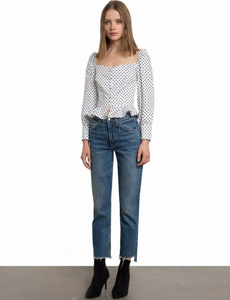 商品Pixie Market|Polka Dot Valentina Bustier Shirt,价格¥783,第2张图片详细描述