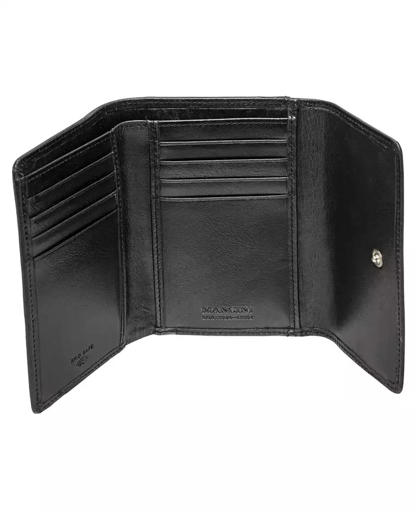 商品Mancini Leather Goods|South Beach RFID Secure Mini Clutch Wallet,价格¥337,第4张图片详细描述