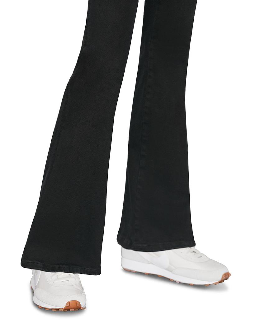 The Jetset High Rise Flare Jeans in Sheen Noir商品第3张图片规格展示