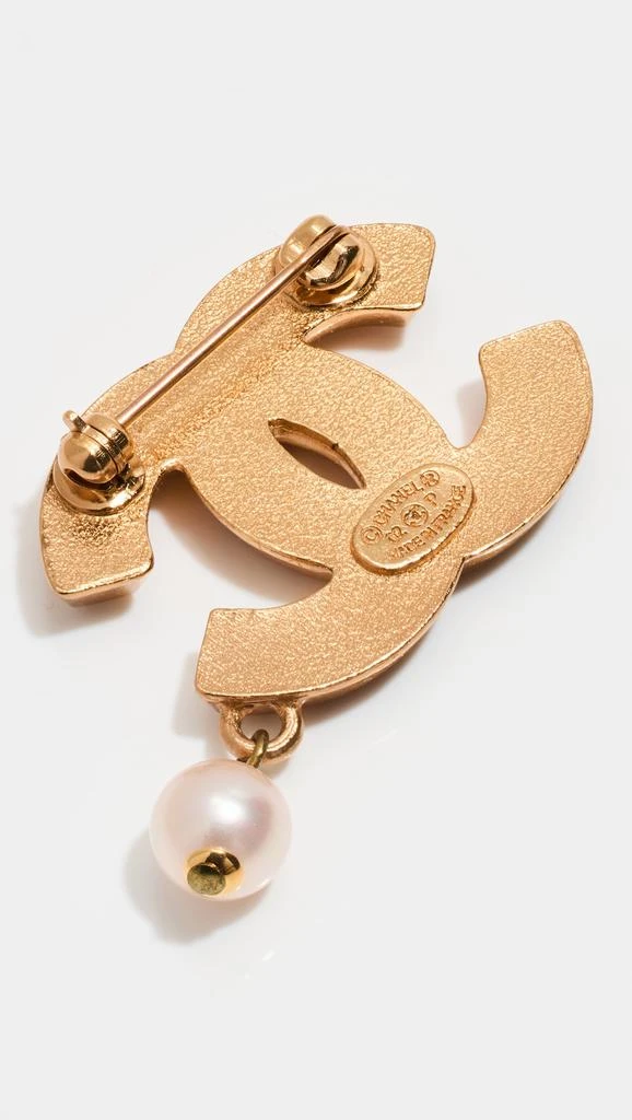 商品[二手商品] Shopbop Archive|Shopbop Archive Chanel Crystal And Pearl Cc Brooch,价格¥9977,第4张图片详细描述