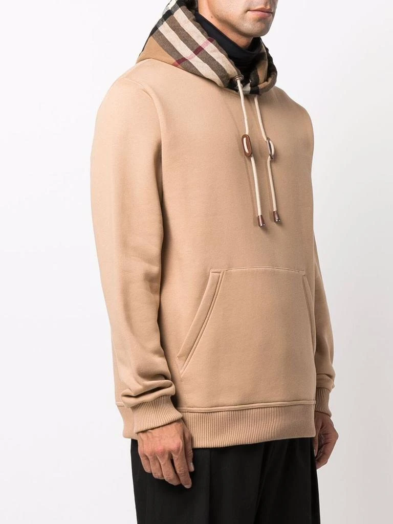 商品Burberry|BURBERRY - Checked Hood Cotton Sweatshirt,价格¥5666,第5张图片详细描述