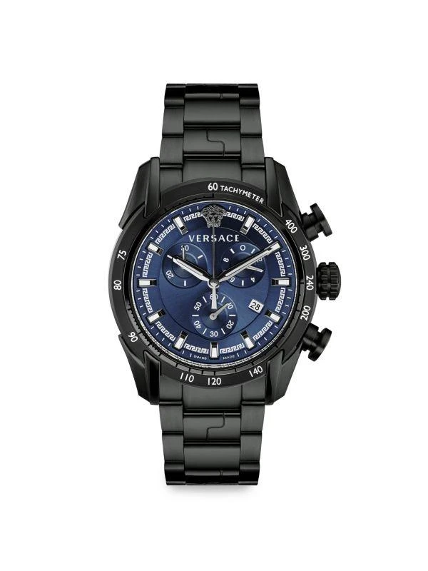 商品Versace|44MM Stainless Steel Chronograph Bracelet Watch,价格¥4297,第1张图片